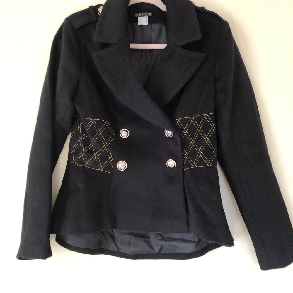 NEW beautiful Double Breasted Jacket size 8 Medium